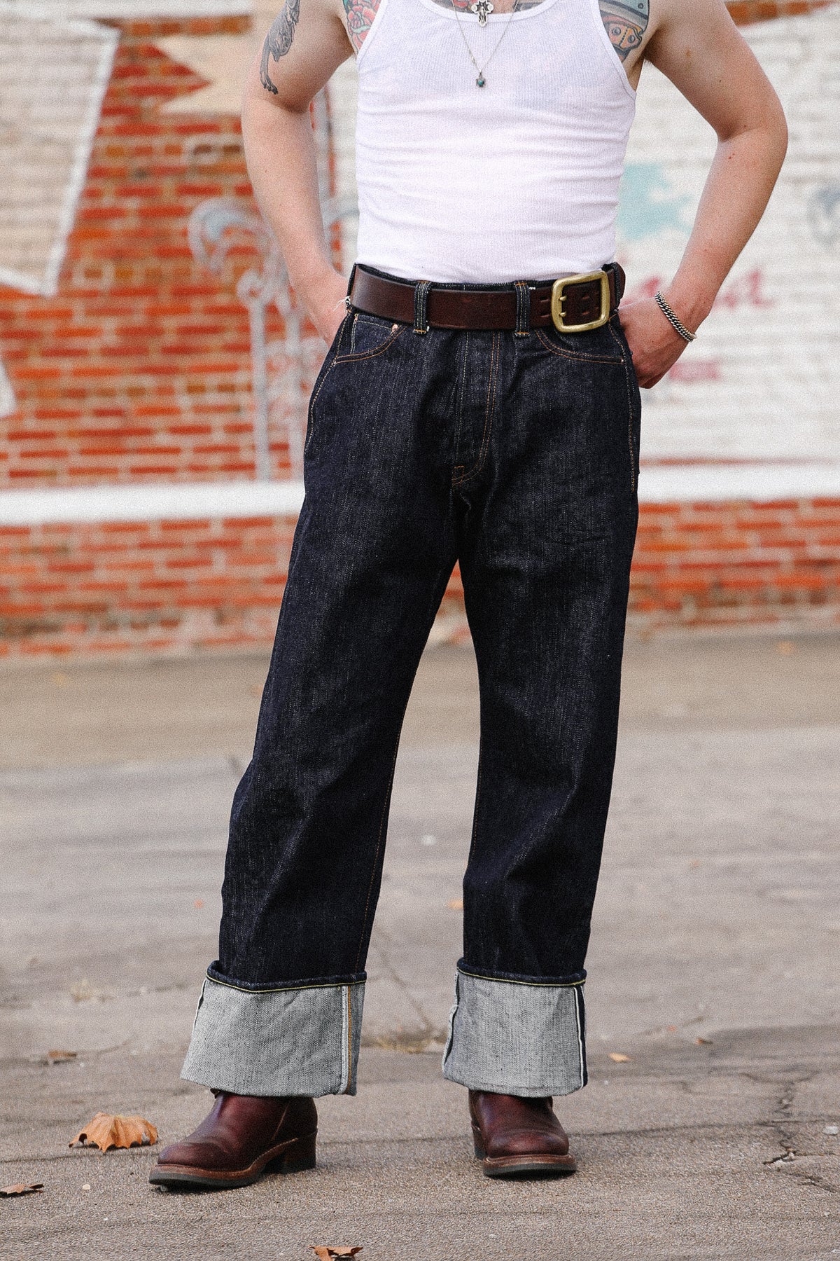 S310XX19ozII Samurai Jeans 19oz Super Wide Model- Indigo