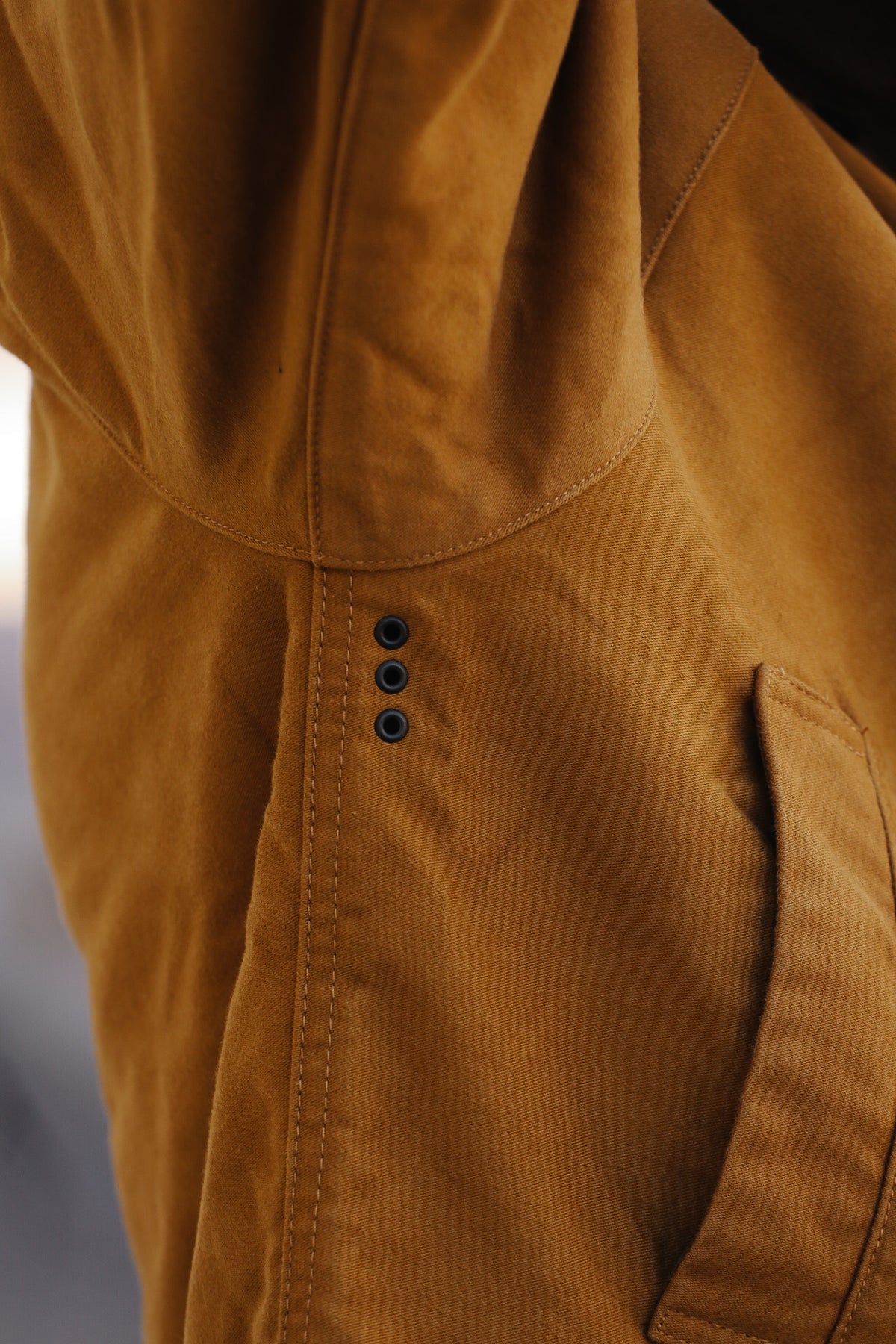 F2361 FOB Factory Moleskin Riding Jacket- Khaki