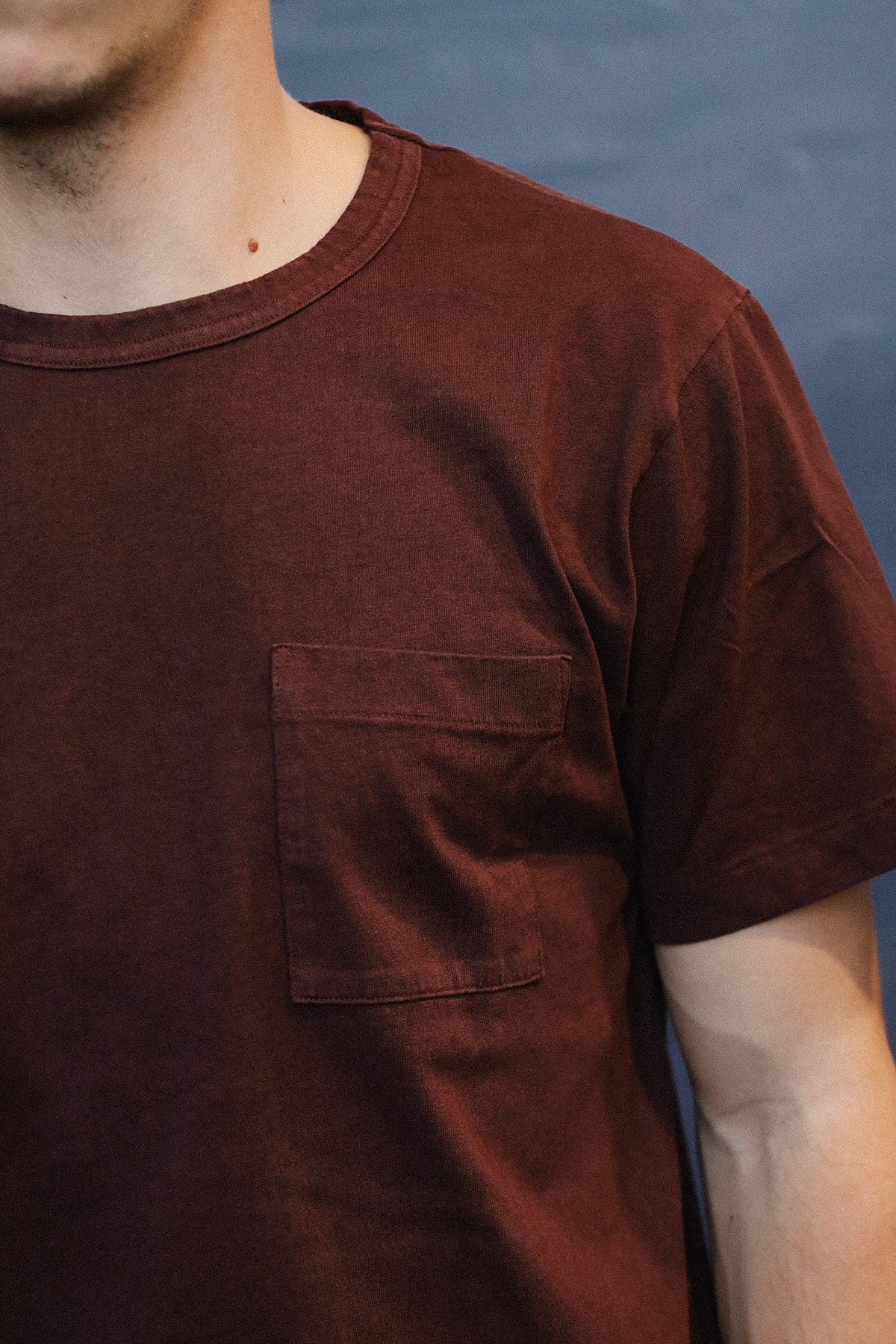 Dehen 1920 Heavy Duty Single Pocket Tee-Fig
