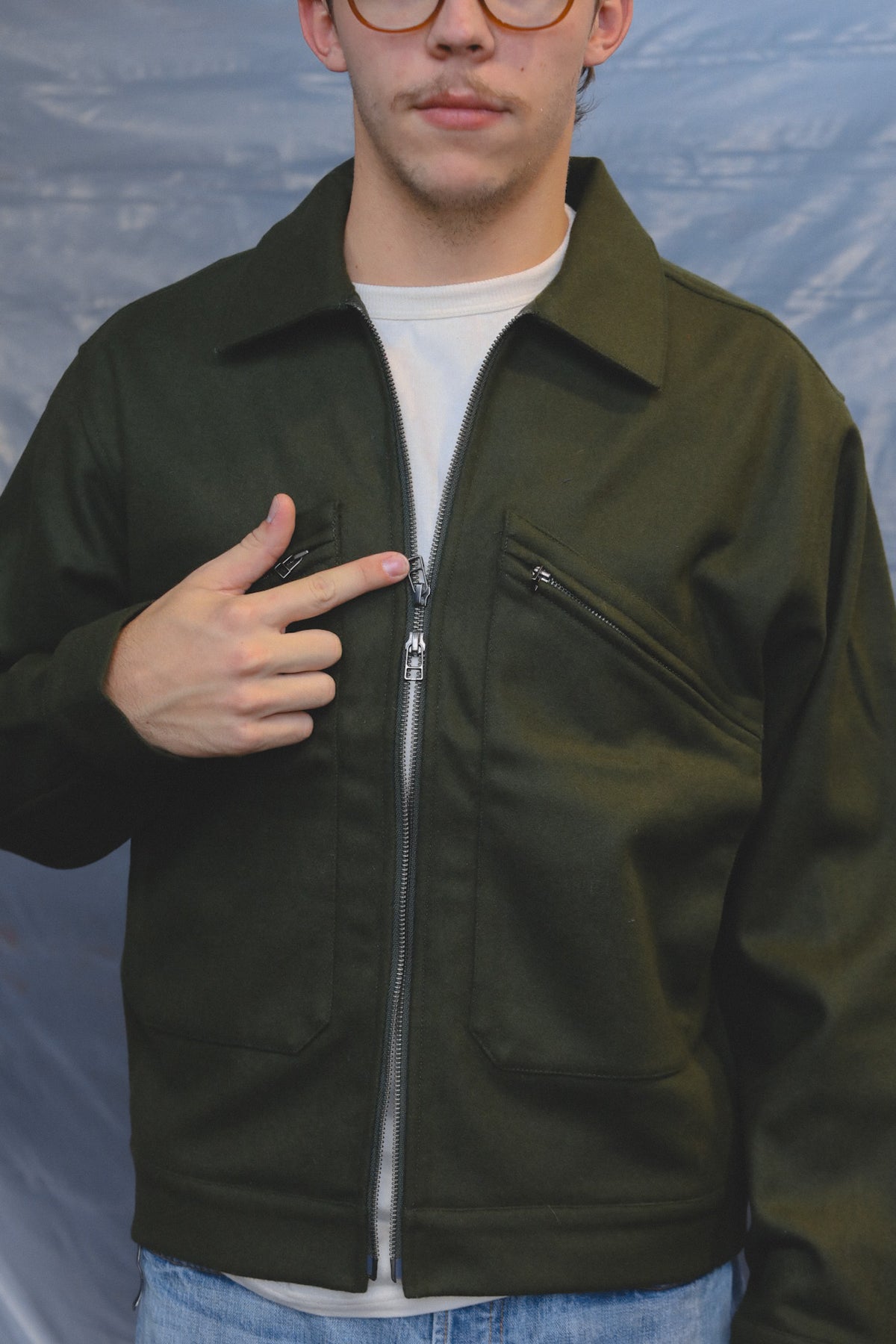 3sixteen Cycling Jacket- Hunter Green