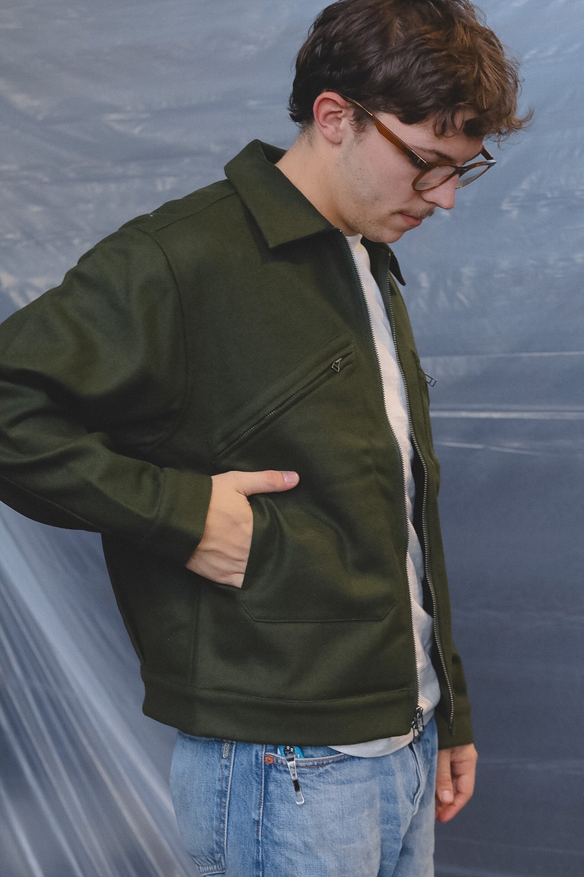 3sixteen Cycling Jacket- Hunter Green