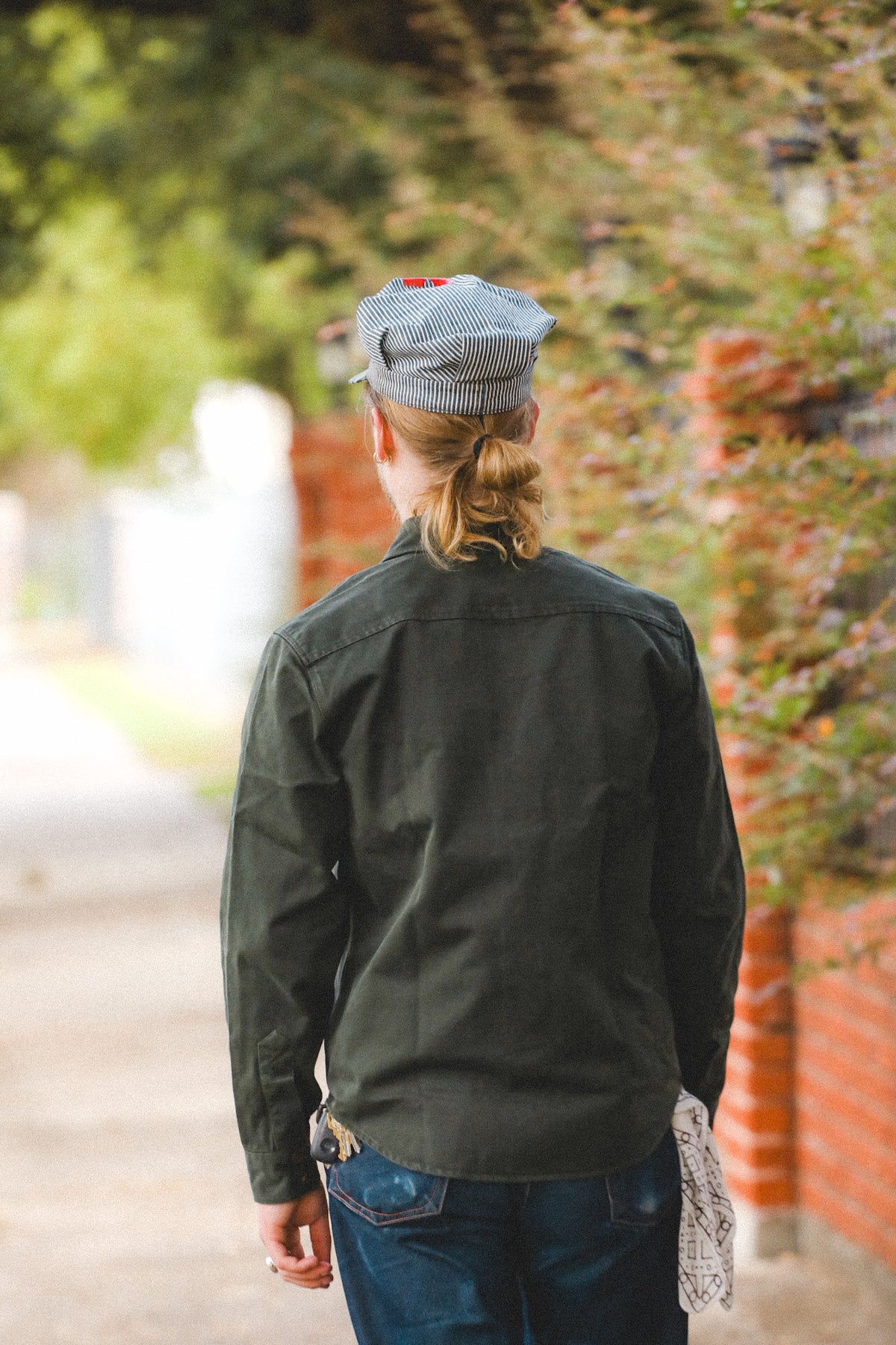 Indigofera Alamo Cotton Twill Shirt- Greek Pitch