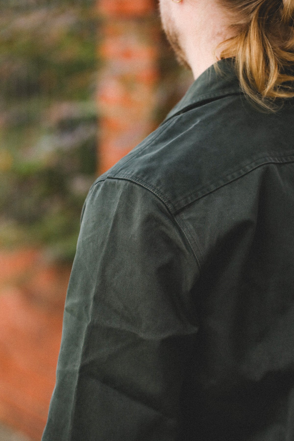 Indigofera Alamo Cotton Twill Shirt- Greek Pitch