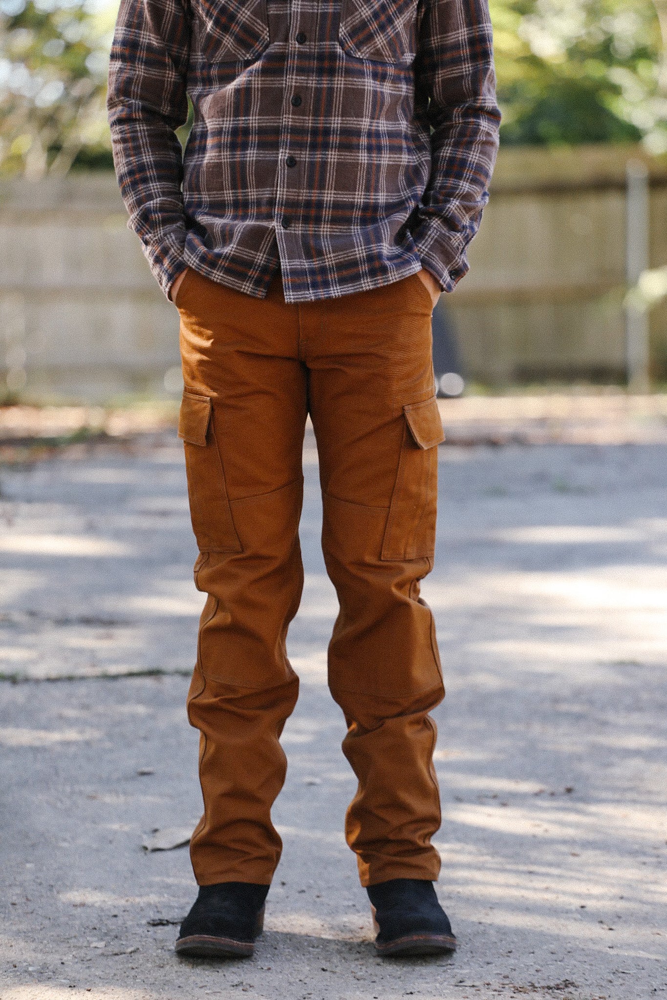 17oz Duck Cargo Pants - Brown IH-743-BRN
