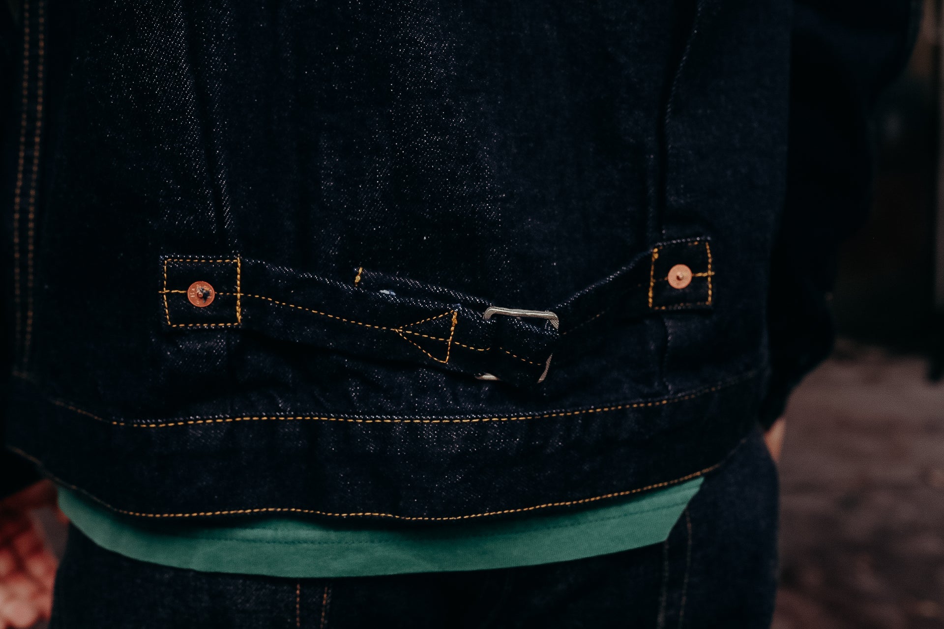 12oz. Denim Jacket-40's FN-OJ-SD001 Indigo