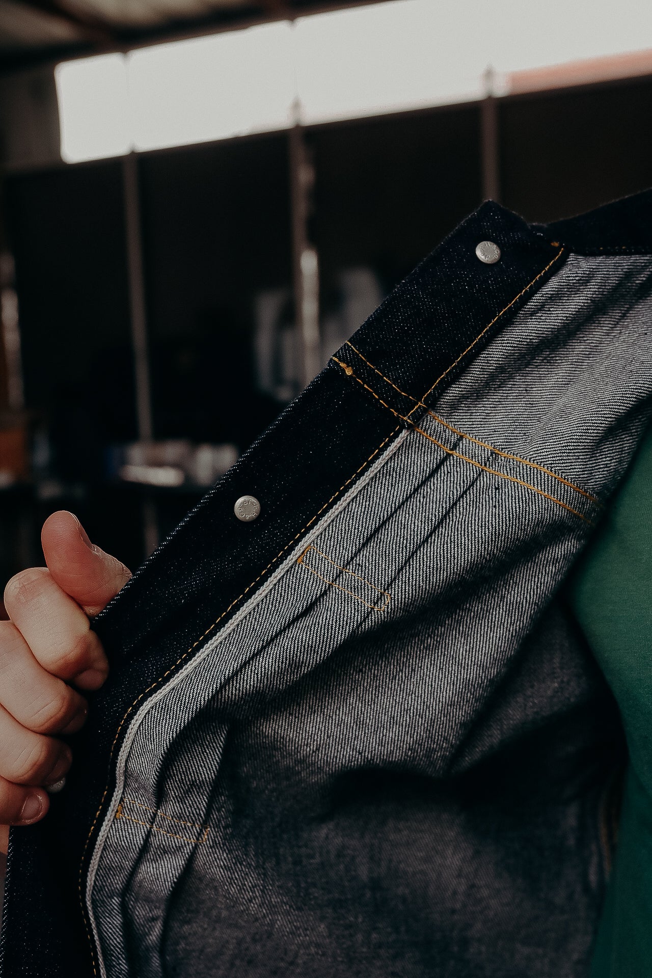 12oz. Denim Jacket-40's FN-OJ-SD001 Indigo