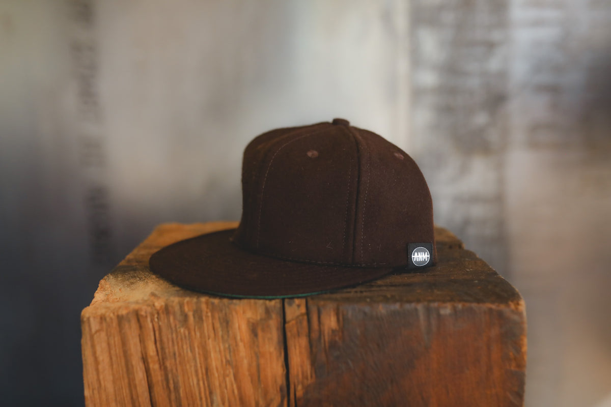 ANM Wool Vintage 6 Panel Cap- Chocolate