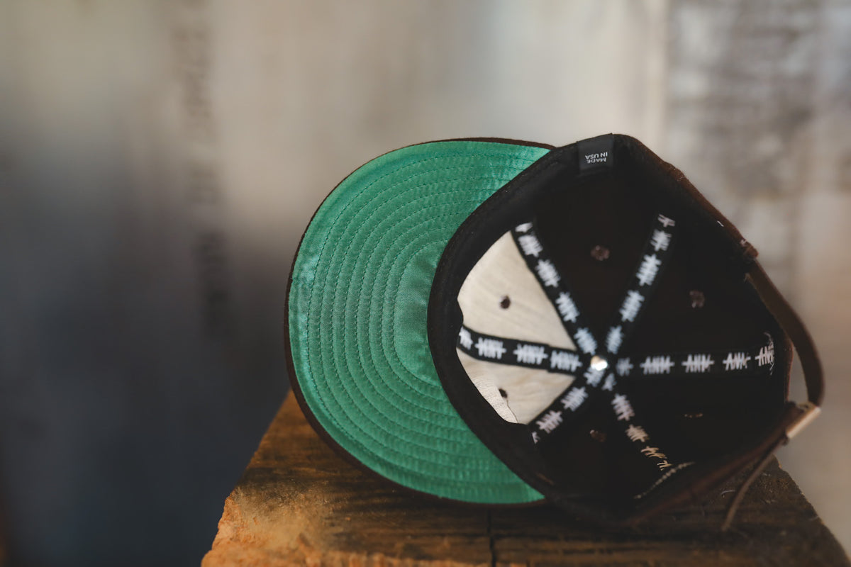 ANM Wool Vintage 6 Panel Cap- Chocolate