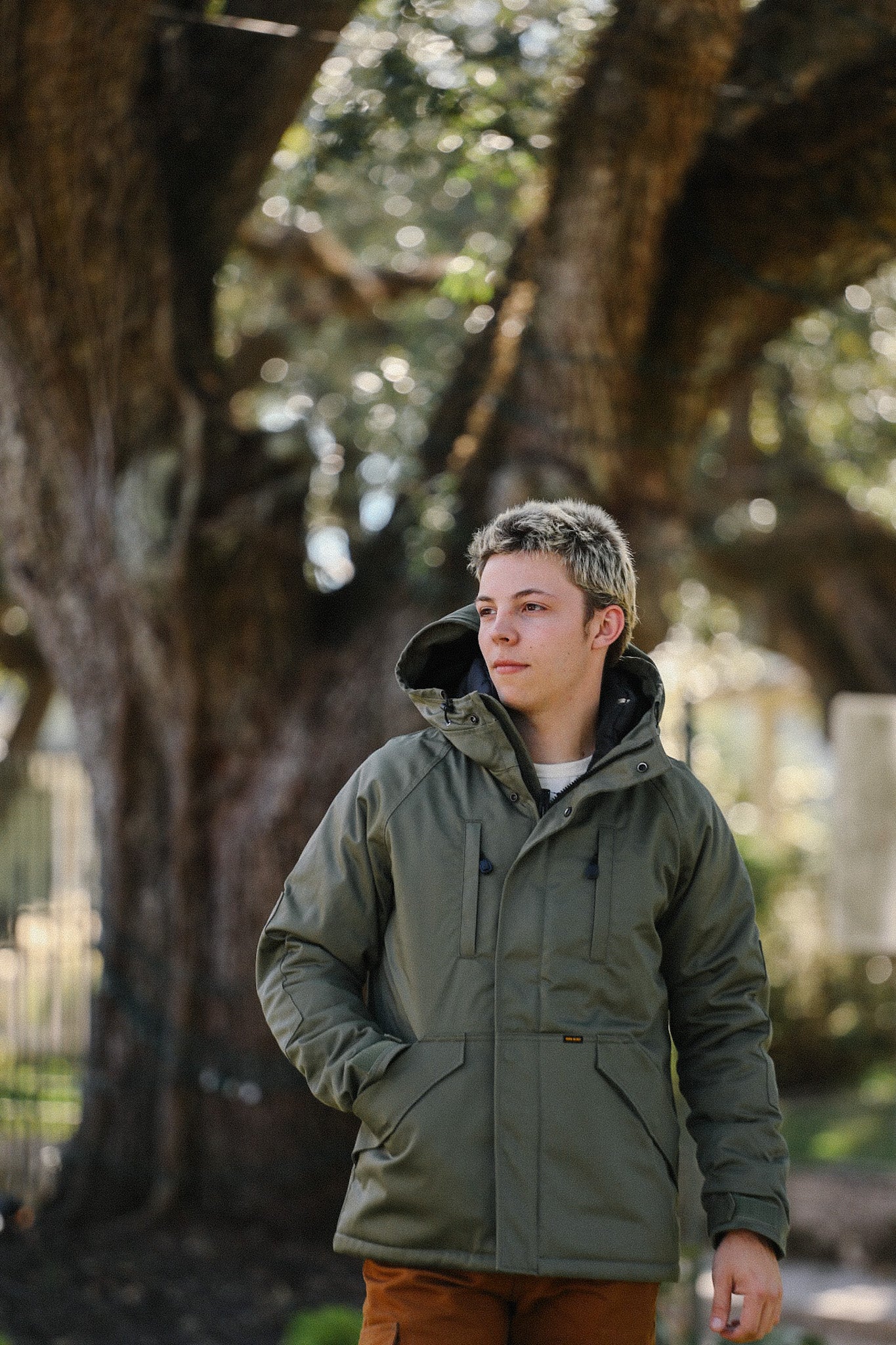 8oz Sateen/Primaloft® Winter Parka Jacket - Olive IHJ-154-OLV