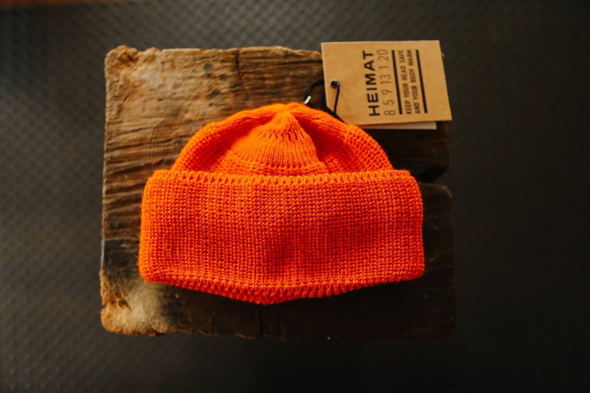 Heimat Textil Mechanics Hat-Rescue Orange