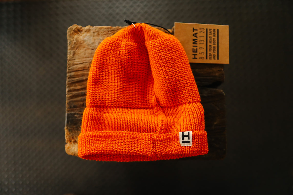 Heimat Textil Mechanics Hat-Rescue Orange