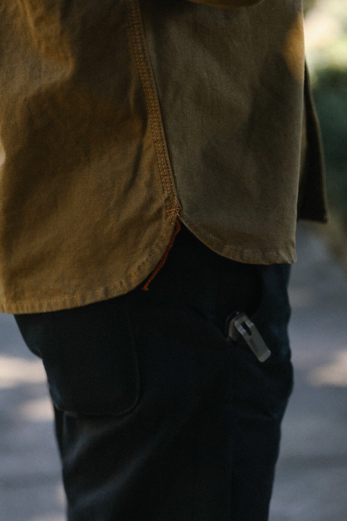 Work Shirt Dyed Canvas-Golden Brown