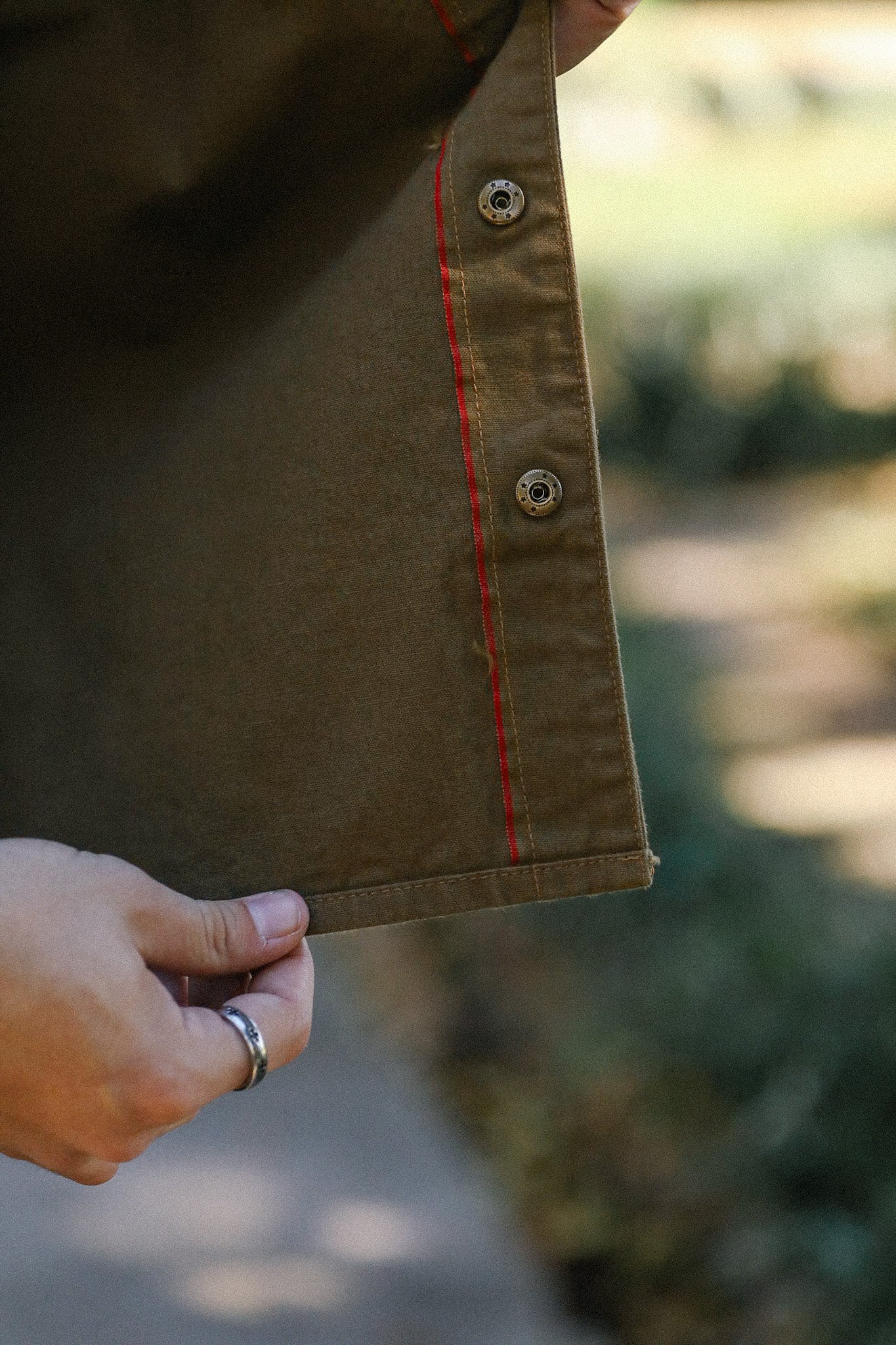Work Shirt Dyed Canvas-Golden Brown