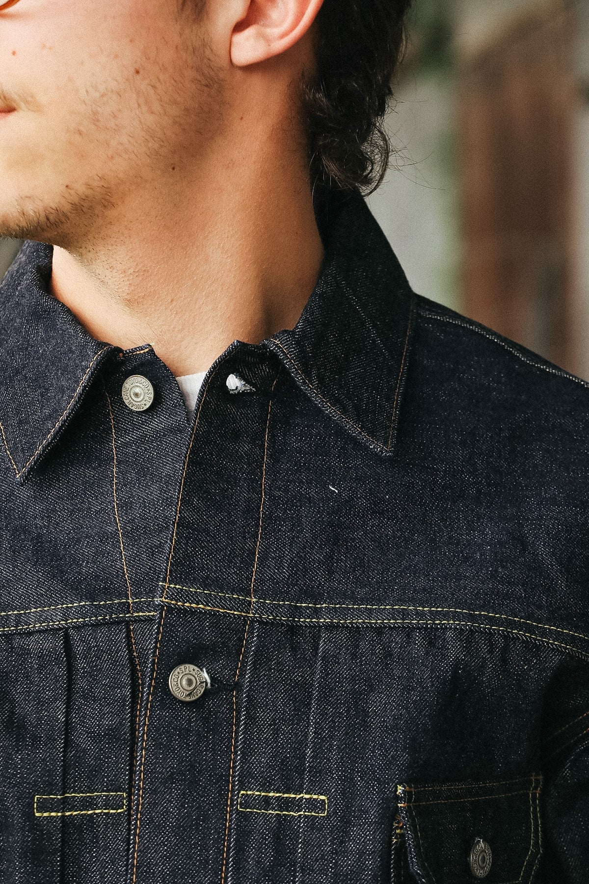 SC11953A  Sugar Cane 14.25oz Type II Denim Jacket 1953 Model- Indigo