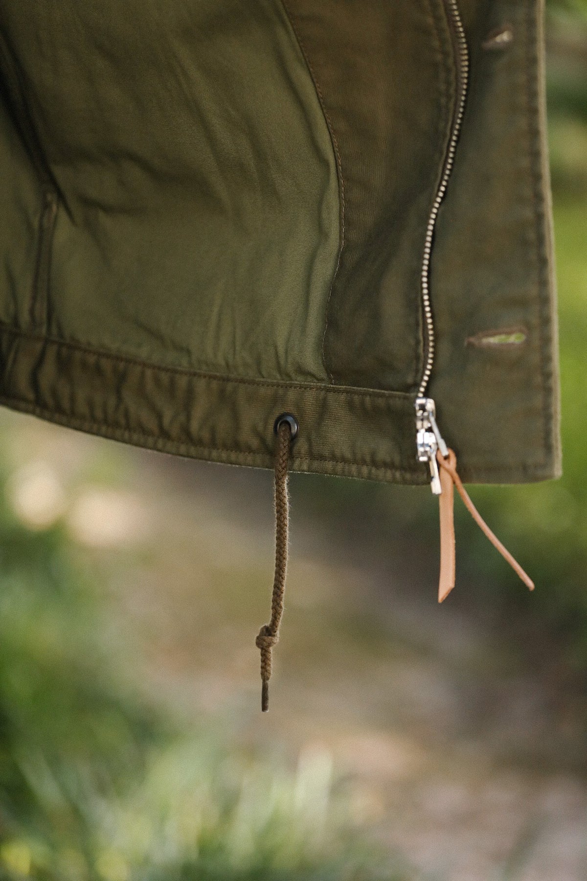 IHM-53-ODG 12oz Whipcord Lightweight N1 Deck Jacket - Olive Drab Green