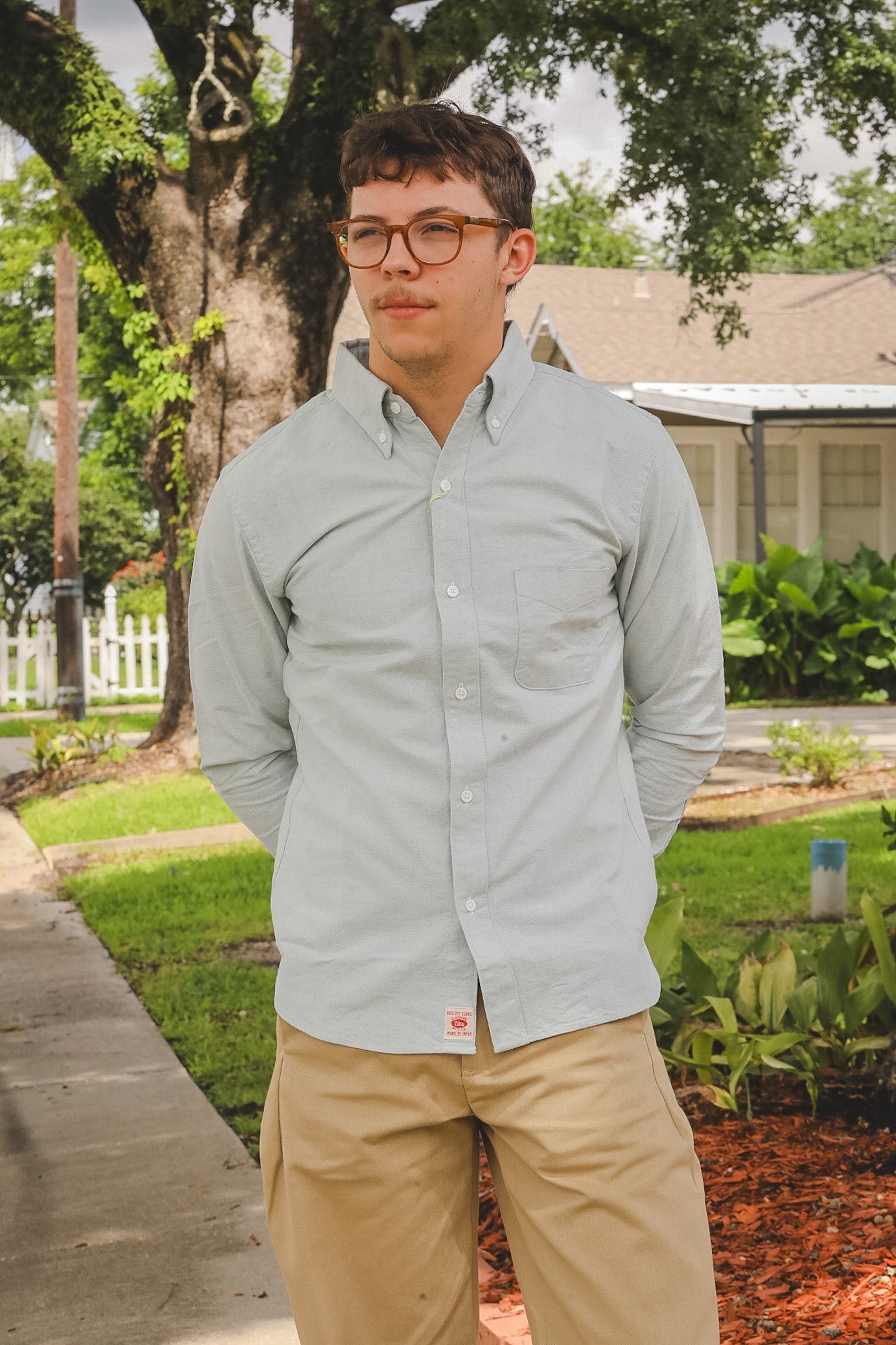 502205 UES BD Oxford Shirt - Indigo Light