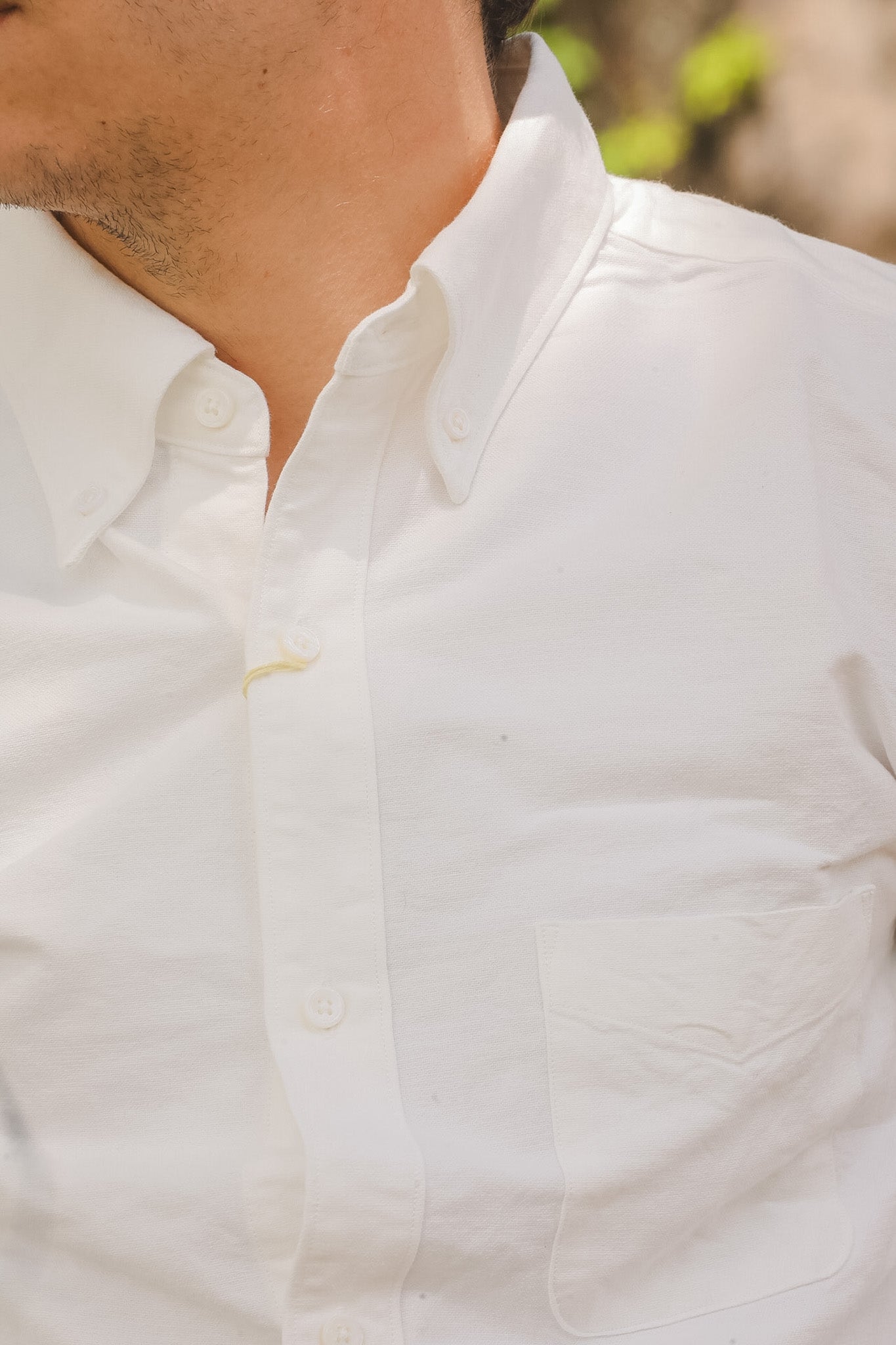 502205 UES BD Oxford Shirt - White