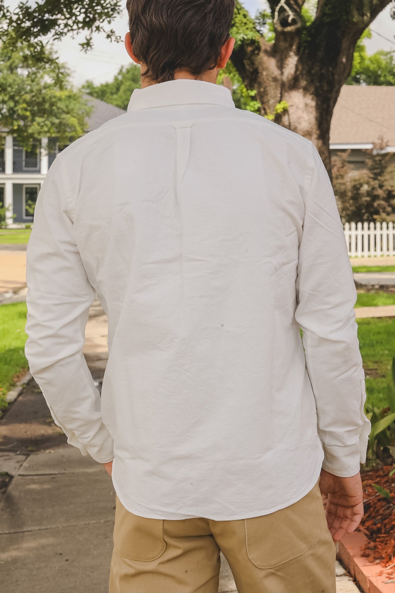 502205 UES BD Oxford Shirt - White