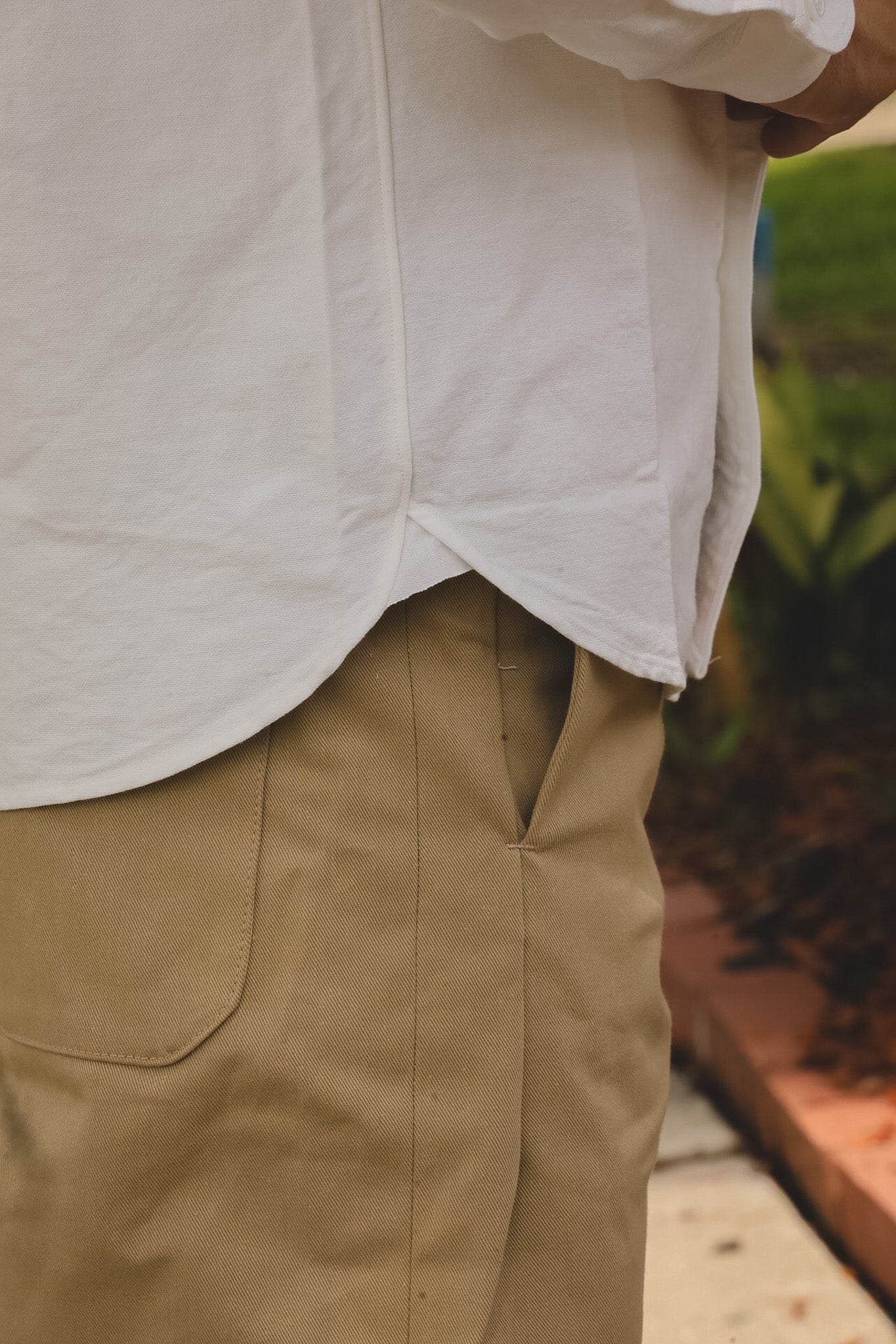 502205 UES BD Oxford Shirt - White
