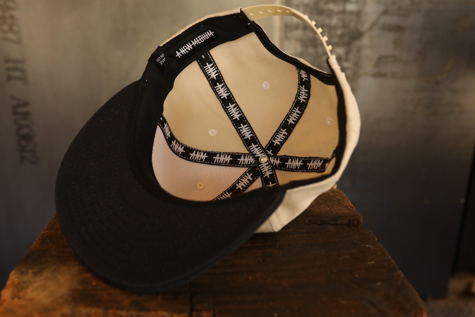 ISP x ANM Snapback Cap- Cream