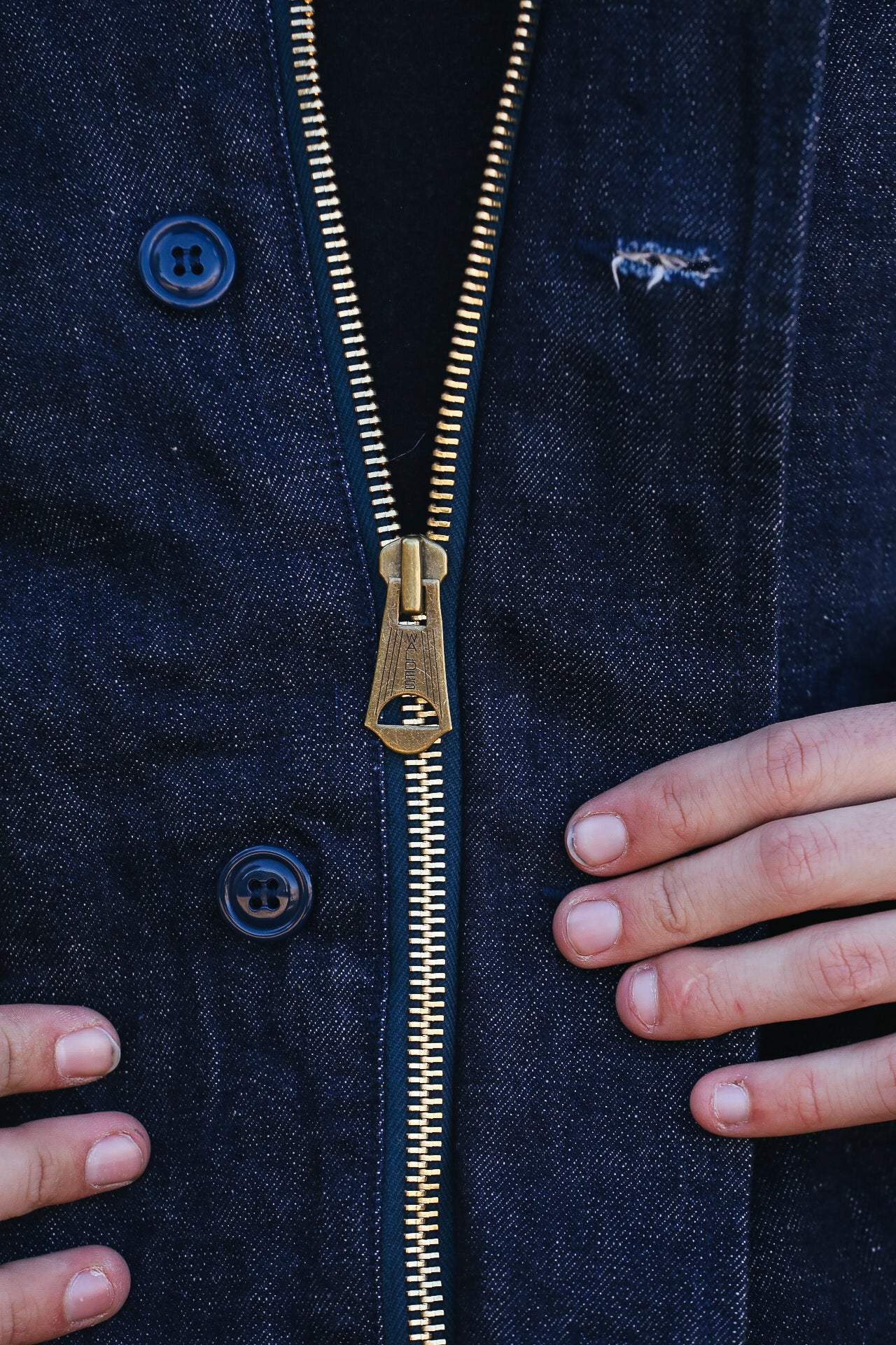 915D-SH N-1 Deck Jacket -Denim