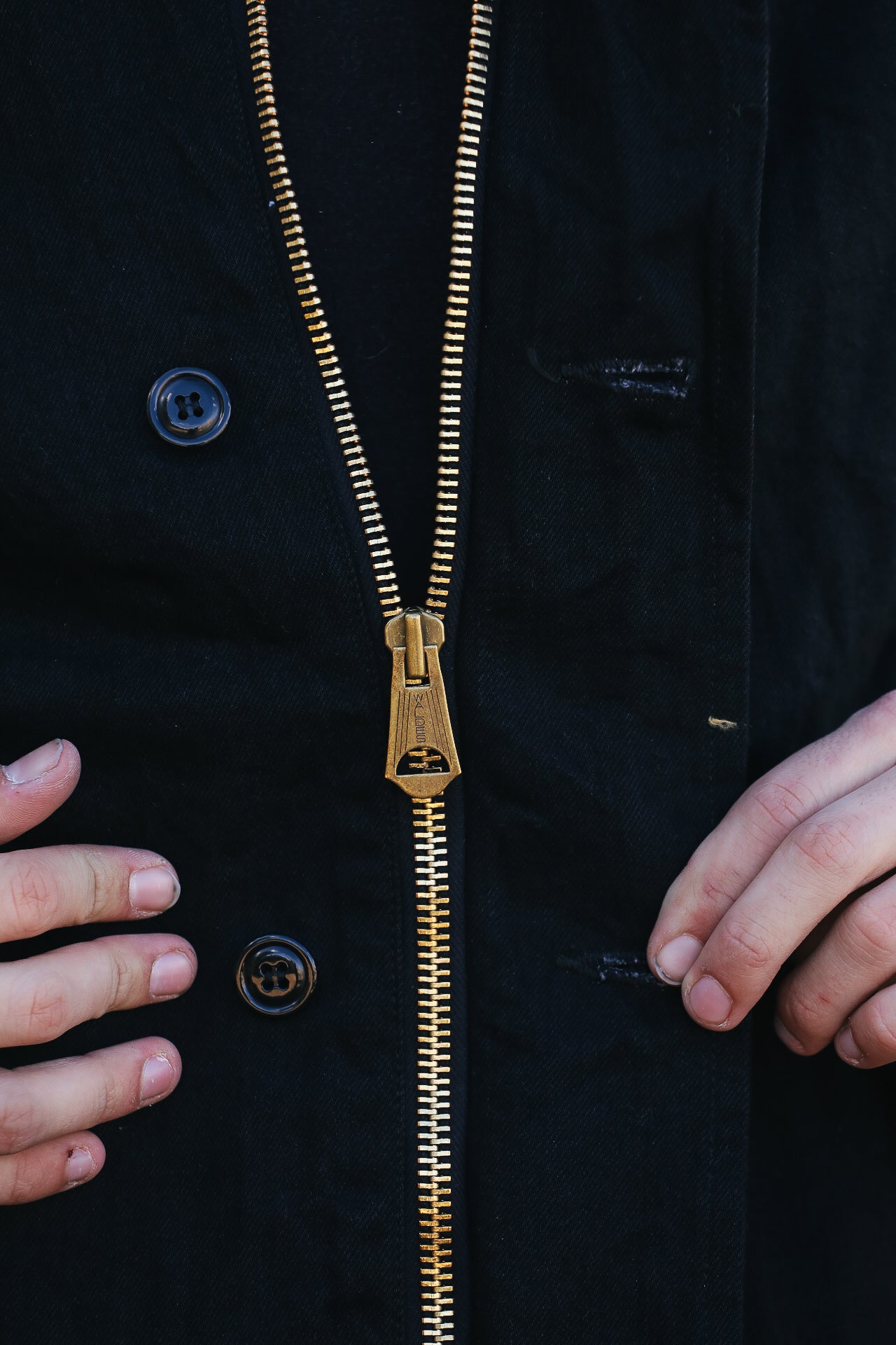915D-SH N-1 Deck Jacket- Black