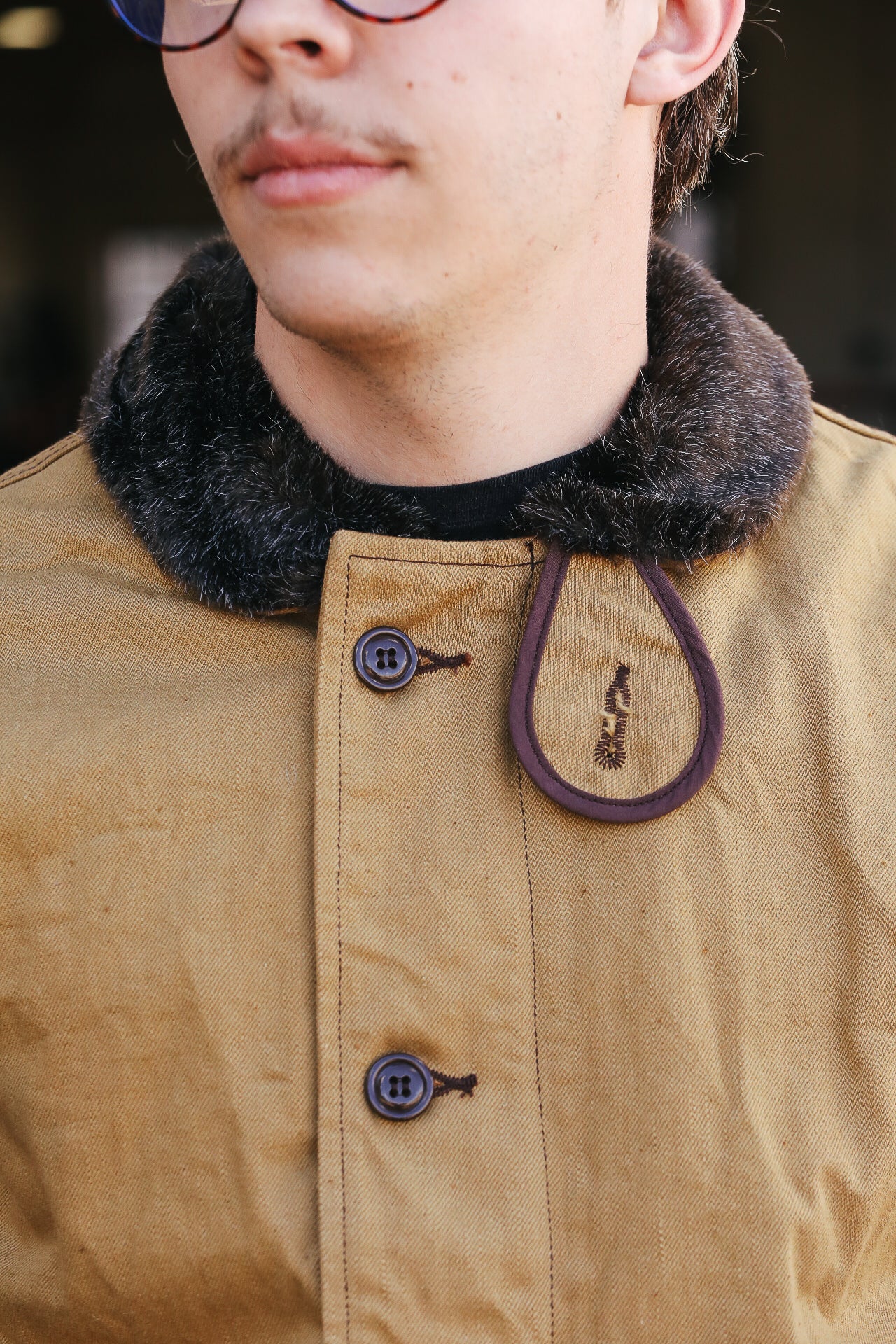 915D-SH N-1 Deck Jacket - Camel