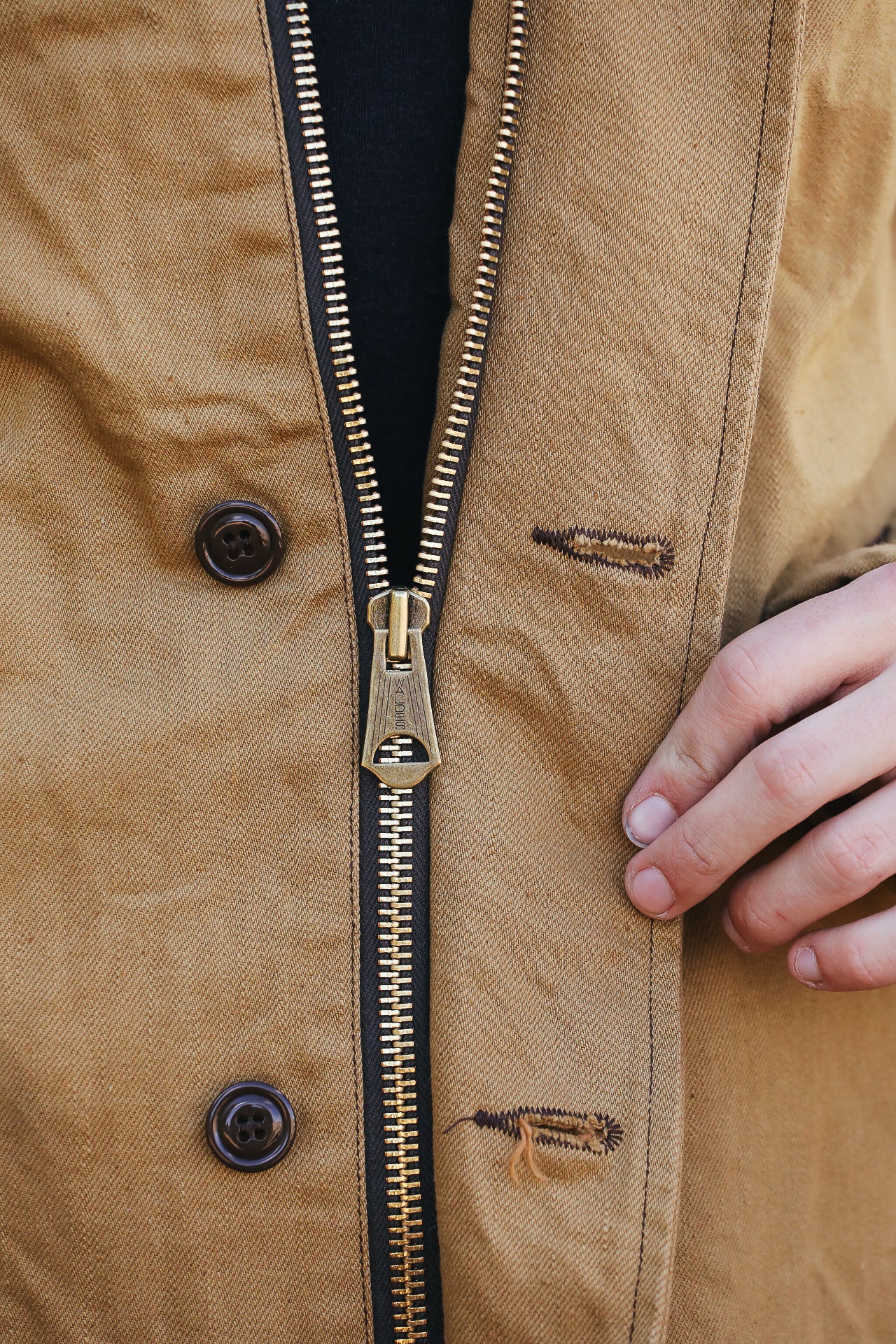915D-SH N-1 Deck Jacket - Camel