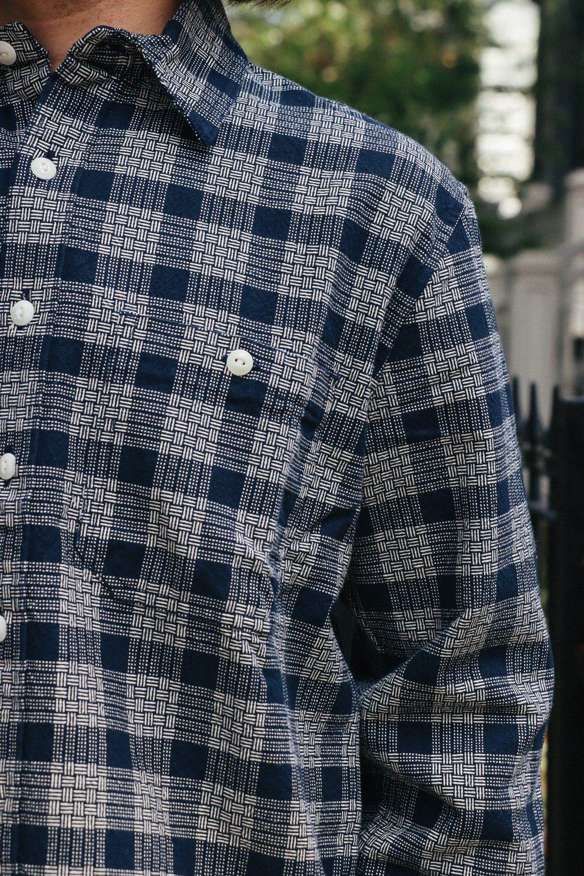 3sixteen Utility Flannel - Midnight Boxweave