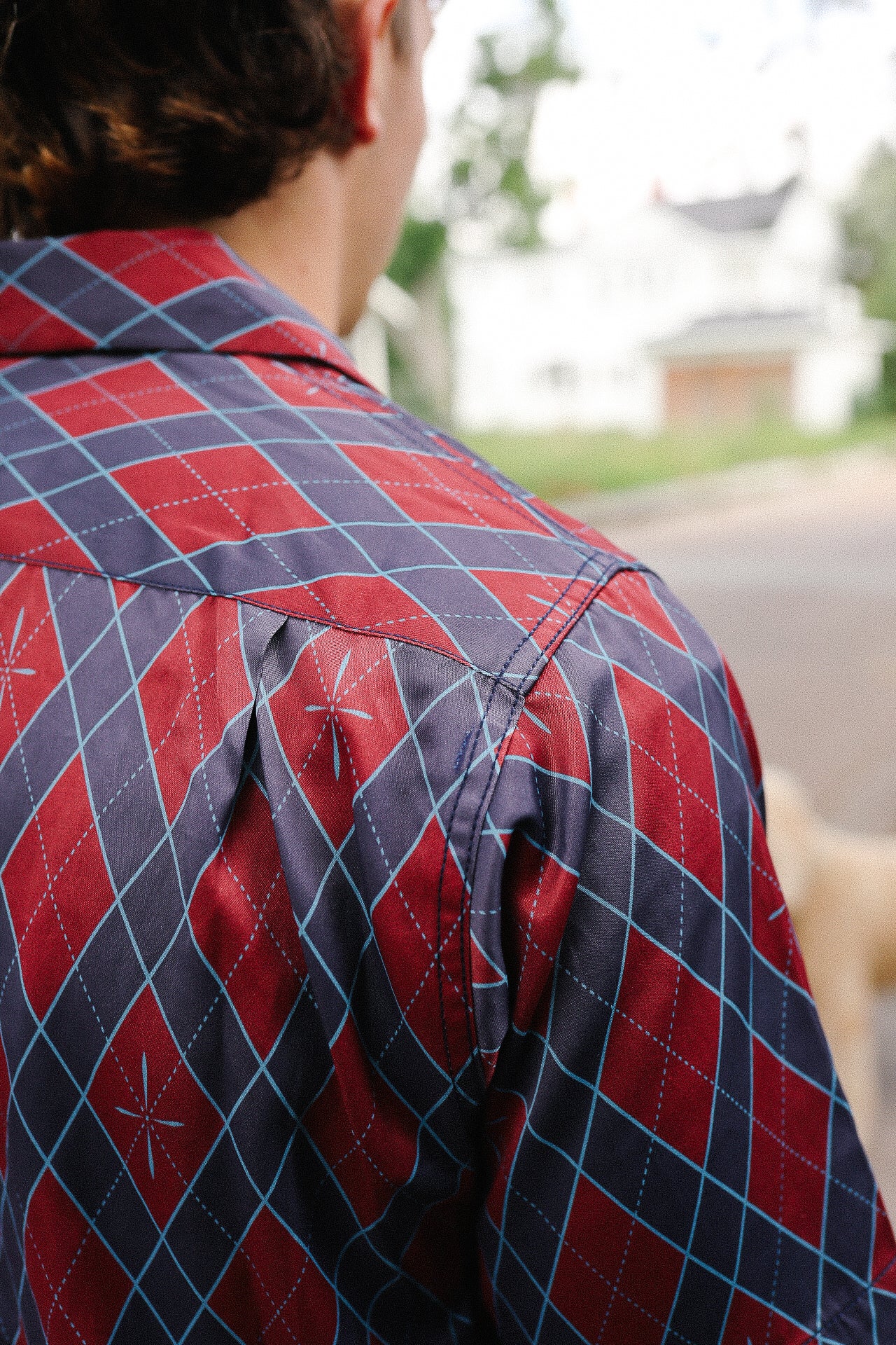 "NARAHIRA" Snake Pattern Shirt - Red (HSA25-01)