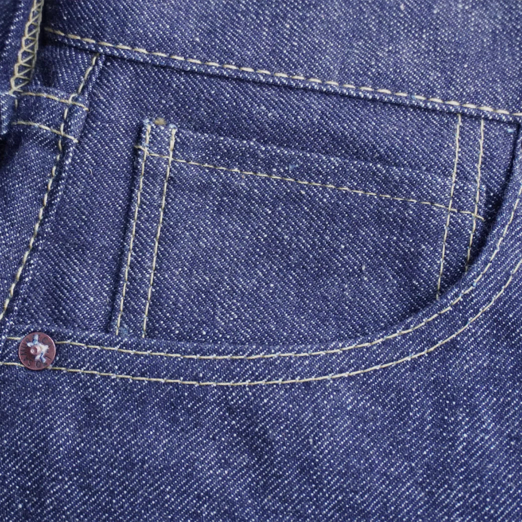 '44 Style WWII Wide Straight Jeans- Indigo (S2000HX)