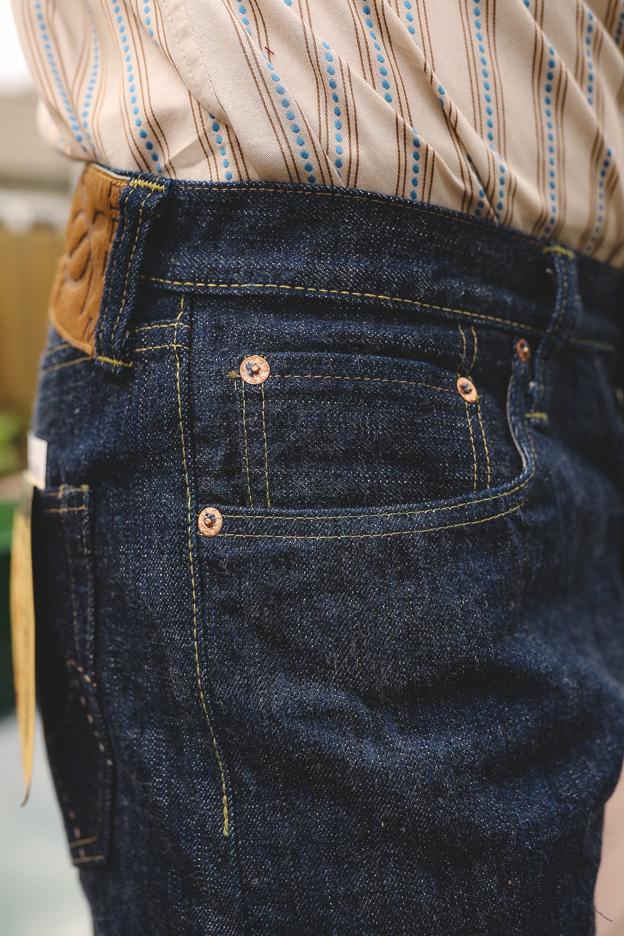 SC40401A  Sugar Cane Okinawa 14oz Hawaii Jeans-Indigo