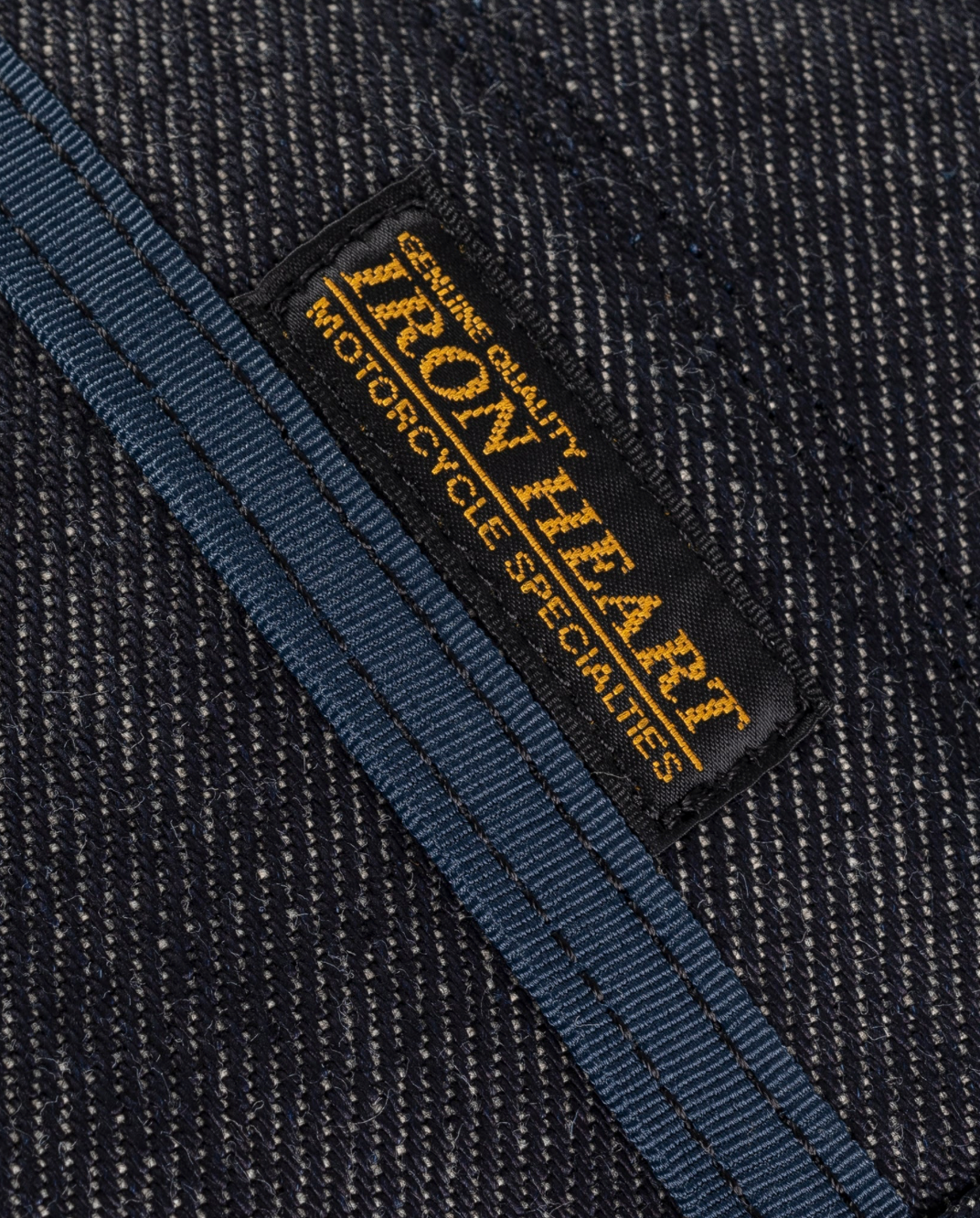 IHE-19-IND Iron Heart 21oz Denim Small Shoulder Bag - Indigo