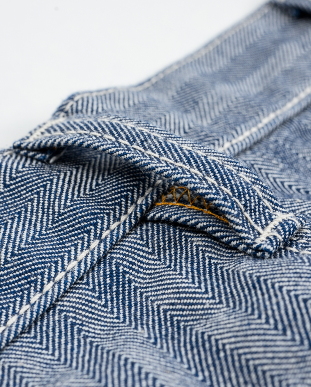 IH-830-IND Iron Heart 10.5oz Herringbone Painter’s Pants - Indigo