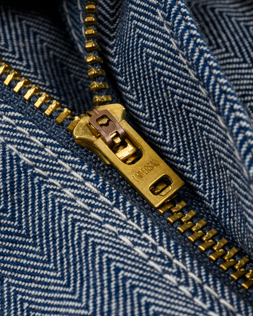 IH-830-IND Iron Heart 10.5oz Herringbone Painter’s Pants - Indigo