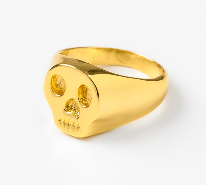 OGL Skull Ring - Solid Brass