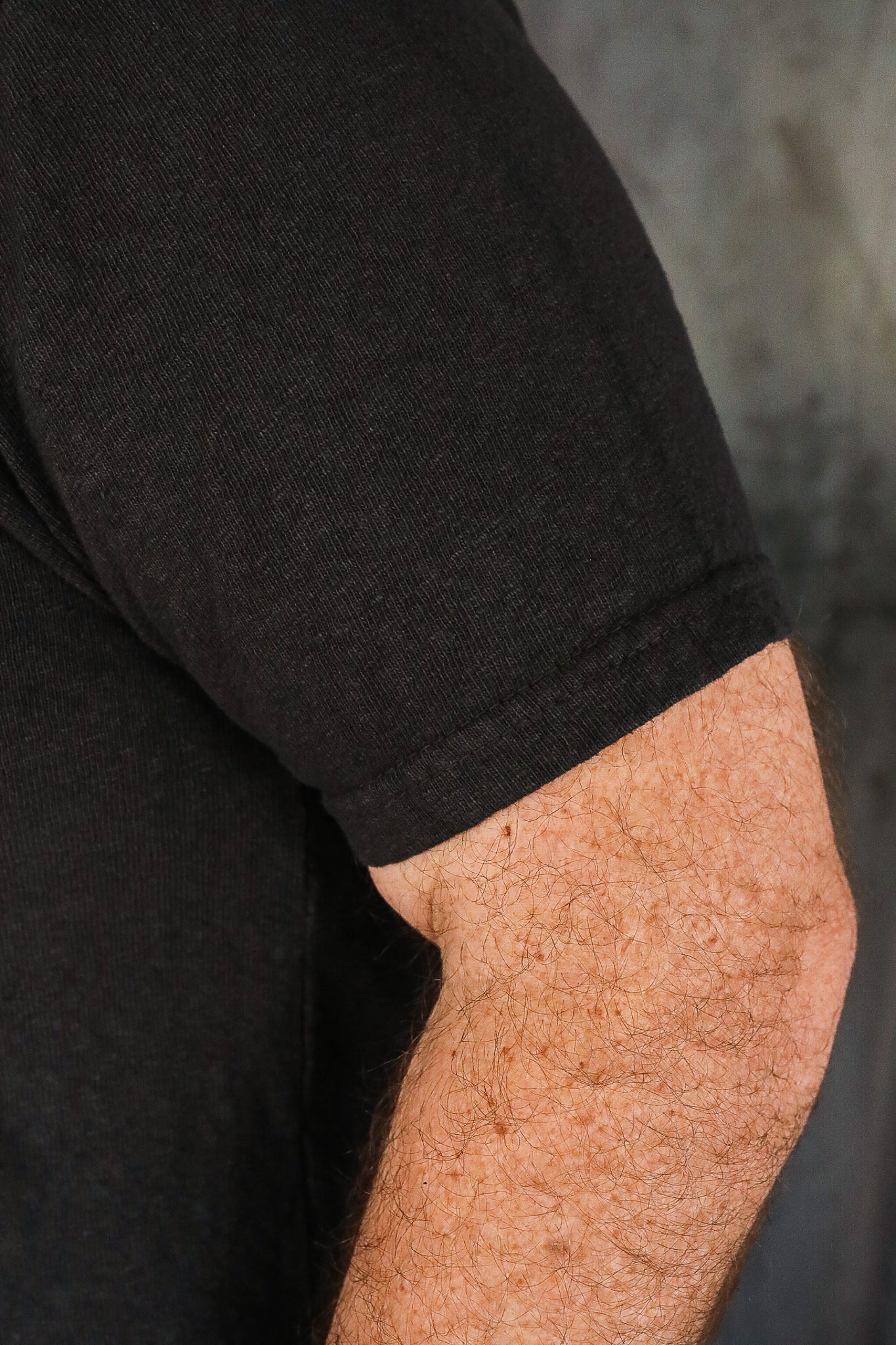 UES No.8 Slub Nep s/s T-Shirt - Black