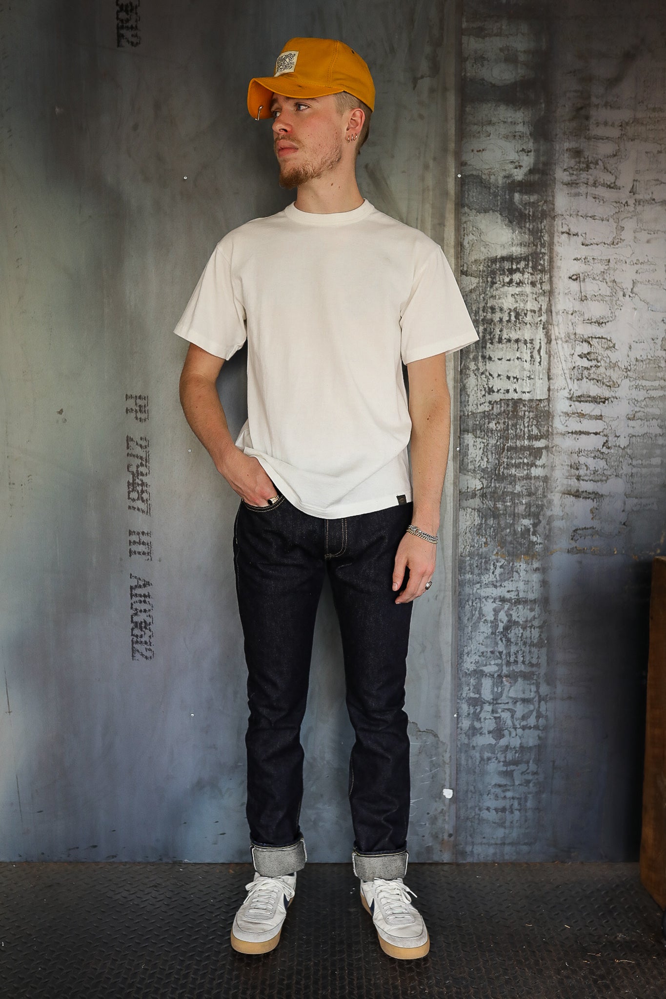 14oz Selvedge Denim Super Slim Cut Jeans - Indigo IH-555S-142