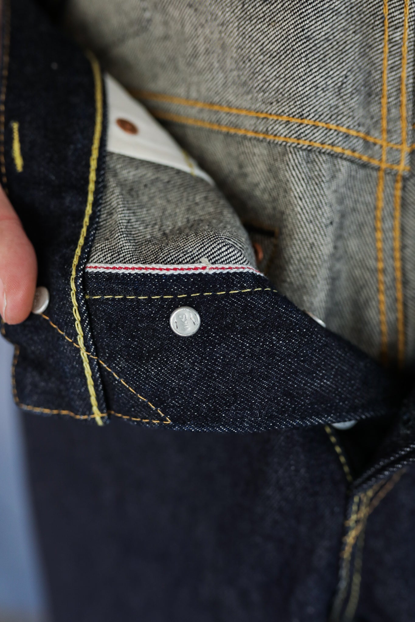 14oz Selvedge Denim Super Slim Cut Jeans - Indigo IH-555S-142