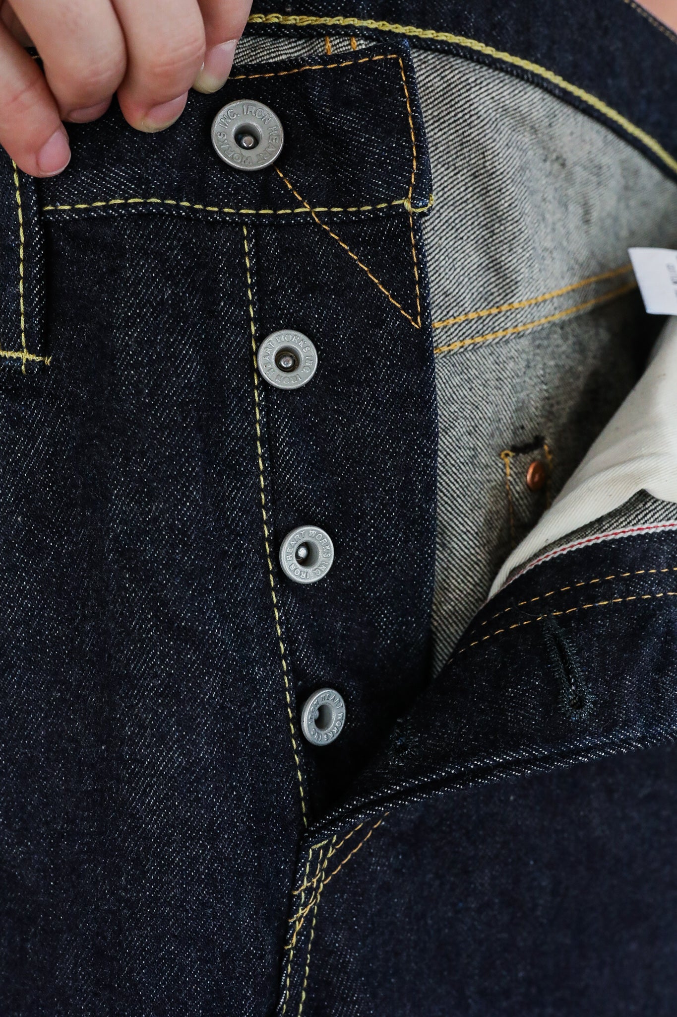 14oz Selvedge Denim Super Slim Cut Jeans - Indigo IH-555S-142