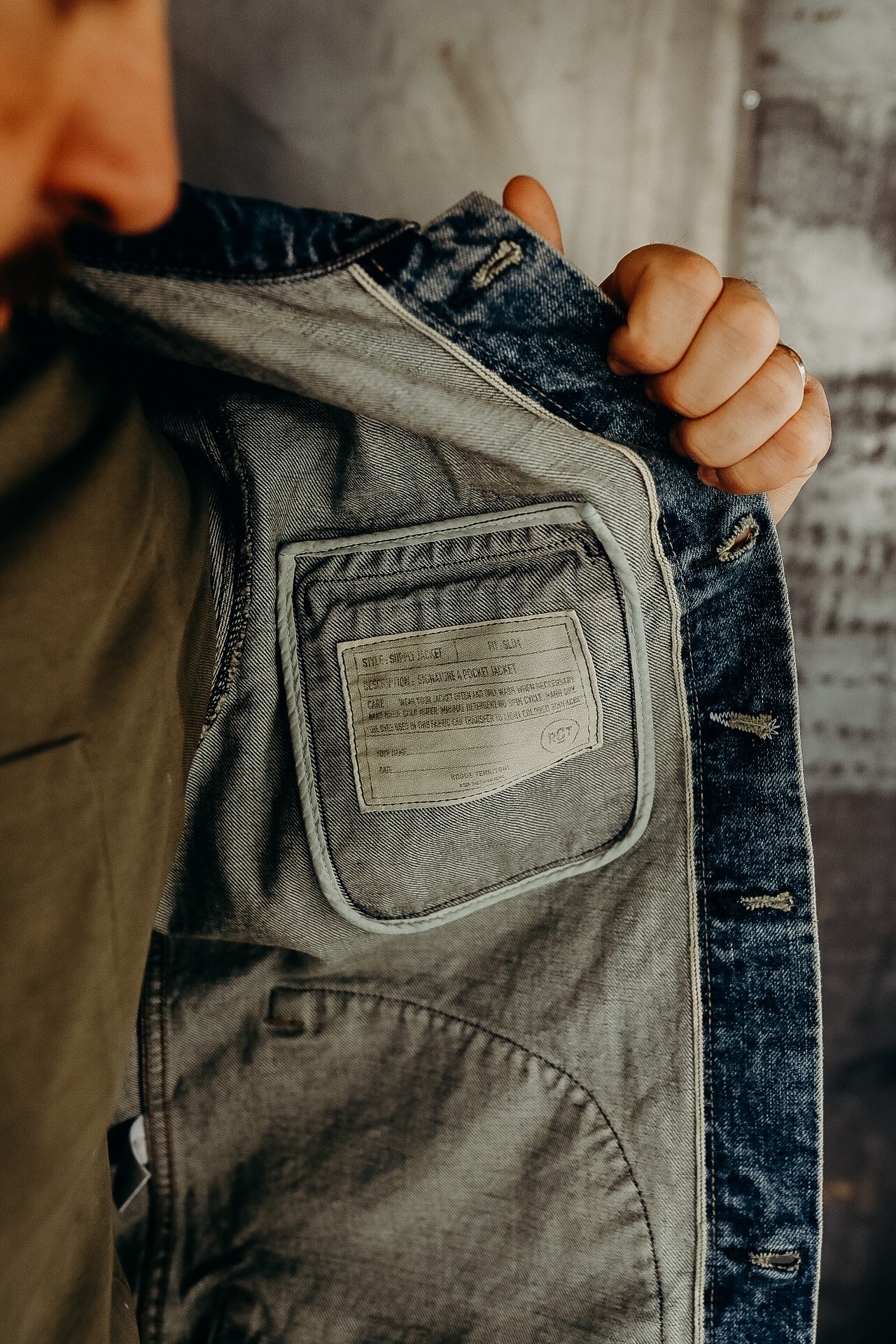 Supply Jacket in Indigo River Washed