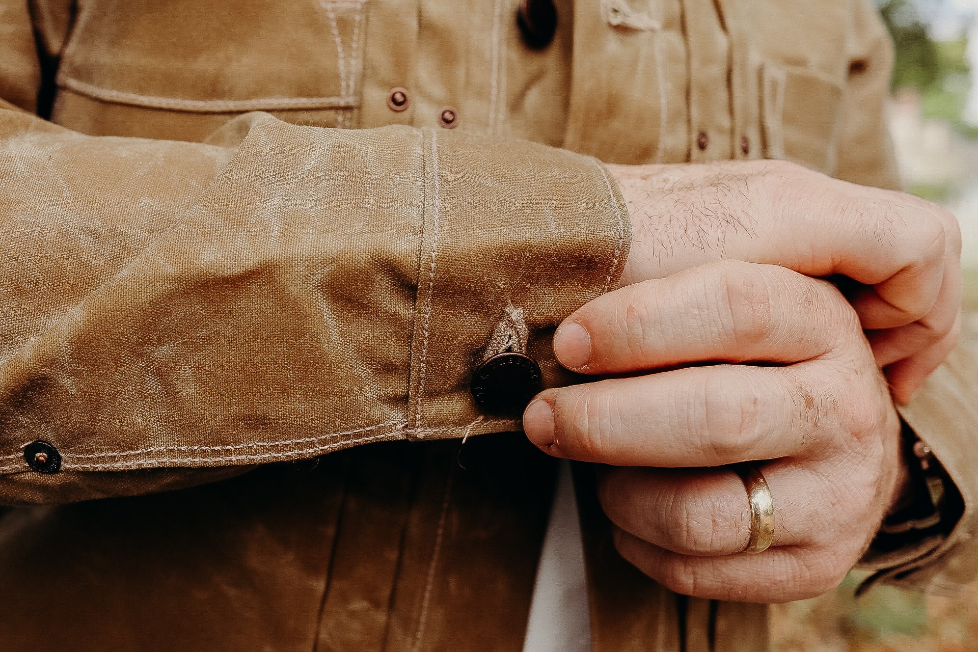 RJ-1 Riders Jacket Waxed Canvas- Tumbleweed