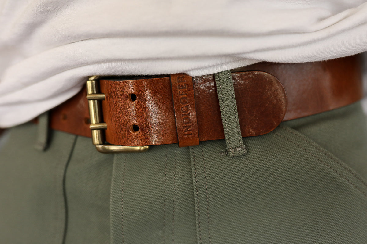 Danko Leather Belt - Light Brown