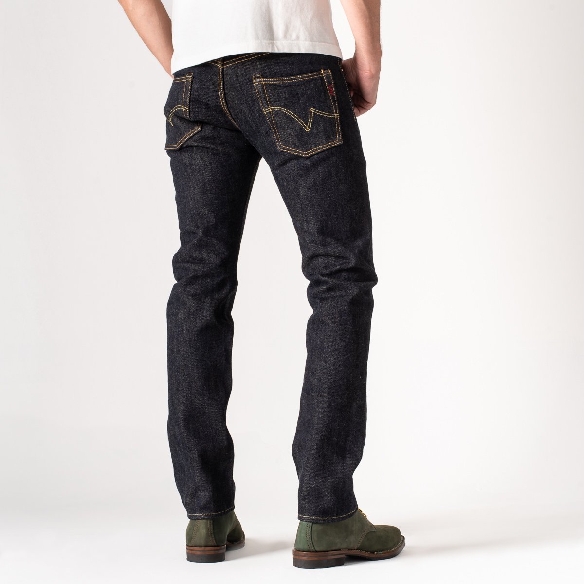 21 oz Selvedge Denim Super Slim Tapered Jeans - Indigo IH-777S-21