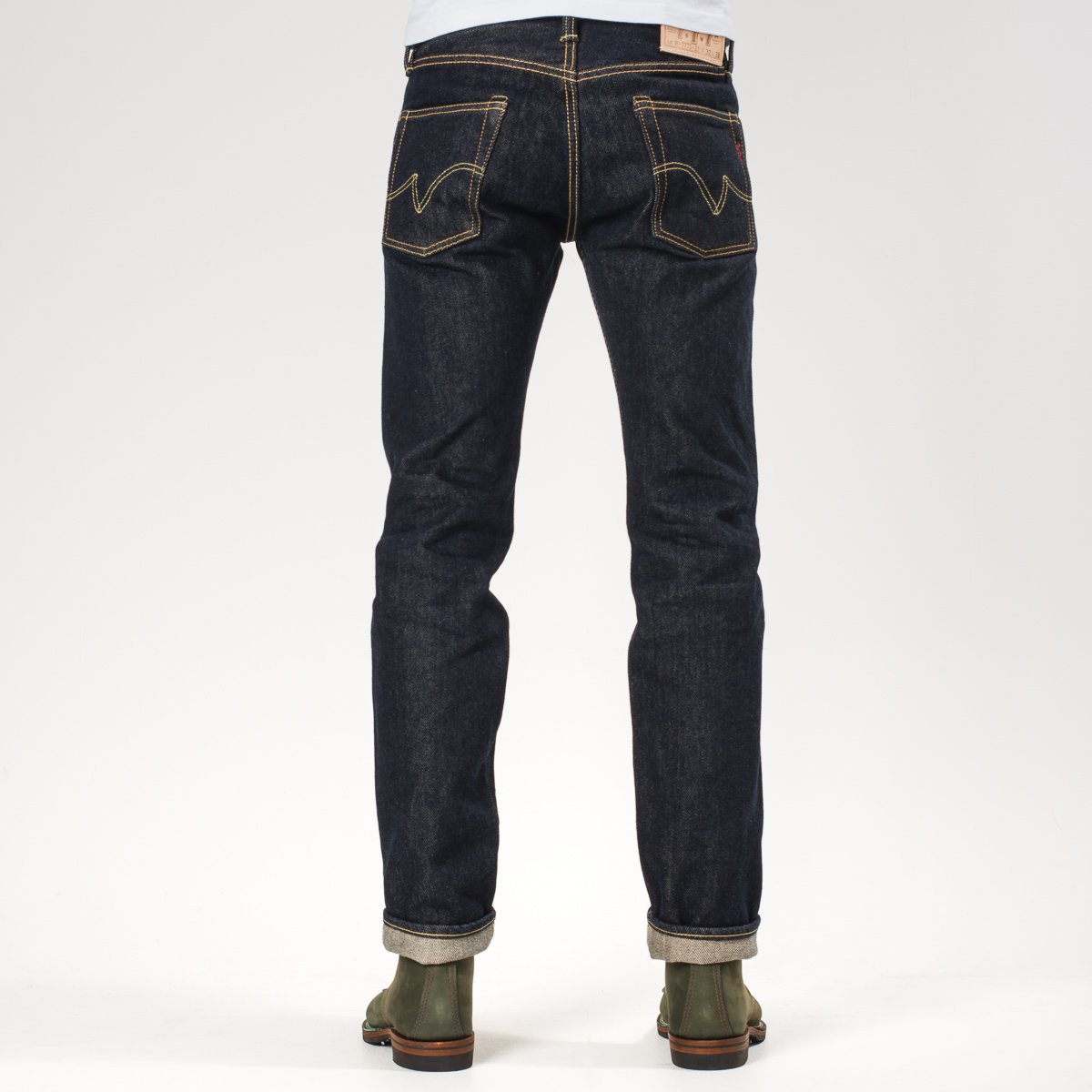 21 oz Selvedge Denim Super Slim Tapered Jeans - Indigo IH-777S-21