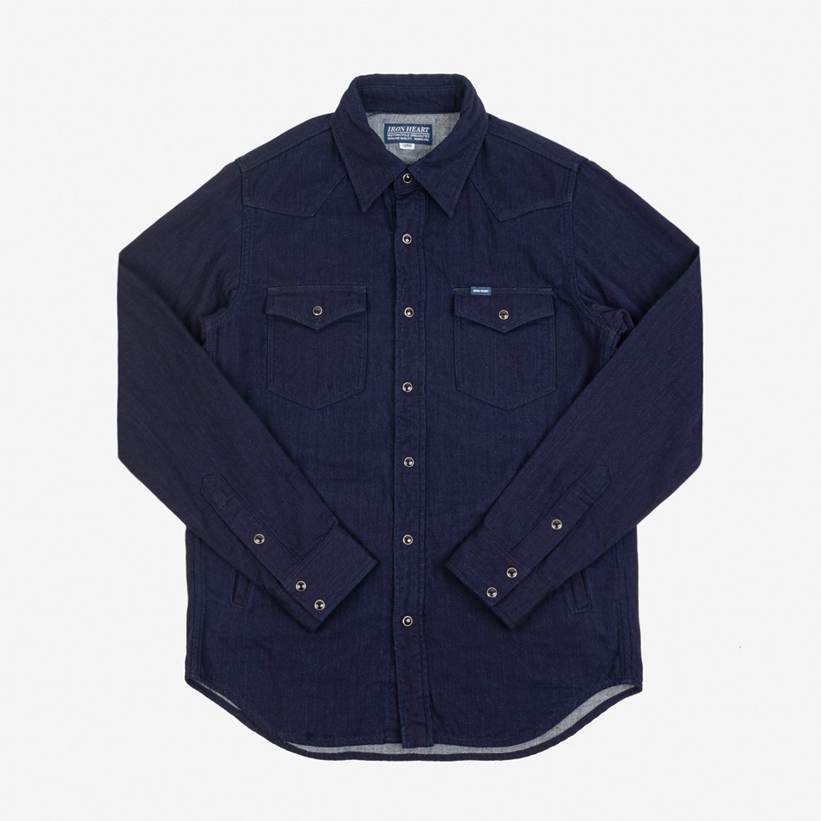 10oz Double Cloth Denim CPO Shirt - Indigo IHSH-347-IND